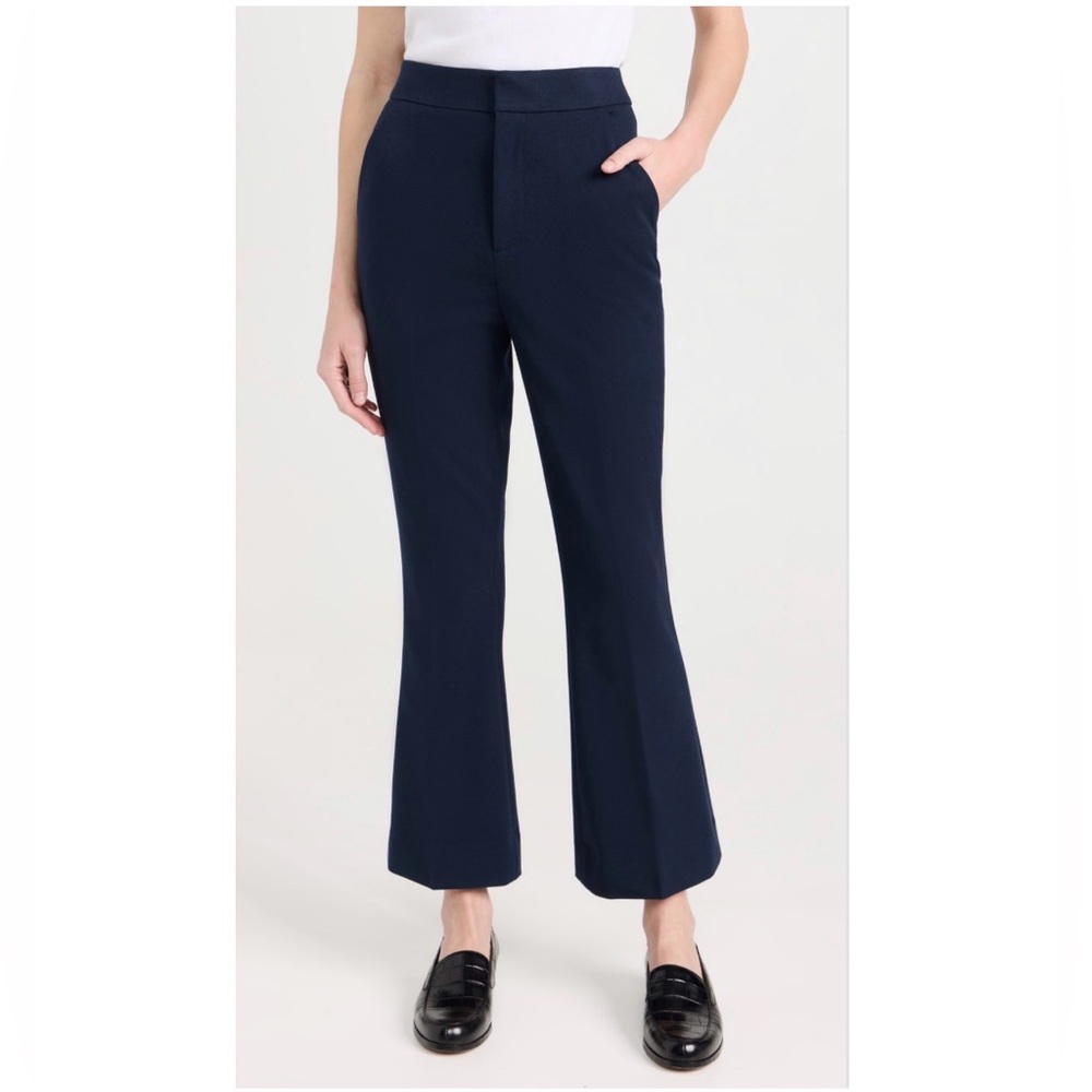 Favorite Daughter The Phoebe Crop Flare Pants in Navy 6